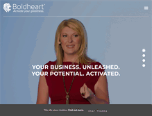 Tablet Screenshot of boldheart.com